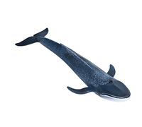 Figurine Marine Jouet Baleine Bleue Réaliste pour Enfants, Modèle d'animal Marin Peint à la Main pour en Savoir Plus sur L'histoire Naturelle
