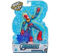 Hasbro Figurine Captain Marvel Bend & Flex – 15 cm – Rouge – Mixte – Extérieur