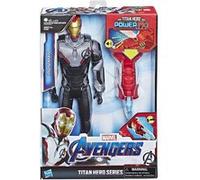 Figurine Marvel Avengers Endgame Titan Power FX Iron Man et Power Pack 30 cm Rouge G