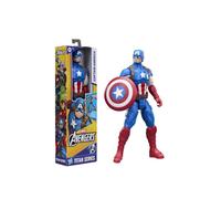 Figurine Marvel Avengers Titan Series Captain America HASBRO 30 cm 11 points d'articulation avec bouclier rond
