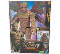 Figurine Marvel Gardiens de la Galaxy Blast N Battle Groot 29 cm Hasbro Marron