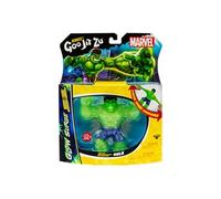 Heroes of Goo Jit Zu Glow Surge, Hulk méga Phosphorescent, Super-héros Marvel Hulk Super-élastique et Phosphorescent rempli d’Une Substance visqueuse, S'étire jusqu'à 3X sa Taille