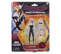 Marvel Legends Series Spider-Man: Across The Spider-Verse, Figurine de Collection Spider-Gwen de 15 cm, Multicolor Ou Bleu, Blanc et Rose