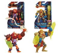 Figurine - MASTERS OF THE UNIVERSE - He-Man et Skeletor - 5,5 pouces - Articulée - Fonction d'attaque à ressort