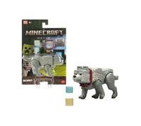 Figurine - MATTEL - JFR59 - Minecraft - Dennis le loup - Articulée avec accessoires