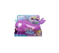 Polly Pocket Coffret Bateau Les Aventures du Narval Sparkle Cove Adventure avec 2 Mini-Figurines, 3 Perles Solubles Et 13 Accessoires, Jouet Enfant, A Partir De 4 Ans, HKV71
