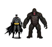 Figurine McFarlane Toys DC Justice League Monsterverse Batman & Kong (x2) Multicolore 29 cm