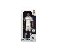 Megableu - Figurine Foot MBAPPÉ - 20cm - Grande Figurine Footballeur Réaliste & Articulée - Licence Officielle -10 Points d’Articulation - Jouet Football Real Madrid - Idée Cadeau Fans Kylian Mbappé