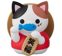 Figurine Megahouse One Piece Mega Cat Project Nyan Piece Nyan Beckoning Cat Lucky Cat Pirates 7 cm Modèle aléatoire Multicolore G
