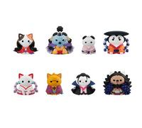 Figurine Megahouse One Piece Mega Cat Project NyanPieceNyan! Ver. Luffy in Wano Kuni 3 cm Boîte mystère