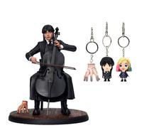 Figurine mercredi mercredi violoncelle + porte-clés Sd Toys