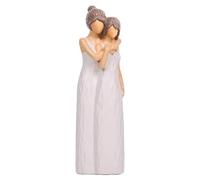 Figurine mère et fille - Figurines de mère et fille embrassées | Statue en résine de moments familiaux significatifs qui symbolise l'amour et le lien, sculpture décorative pour la maison, la chambre,
