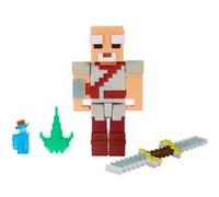 Minecraft Dungeons Figurine de bataille de 8,3 cm et accessoires, basé sur le jeu vidéo, jeu d'histoires imaginatives, cadeau pour garçons et filles à partir de 6 ans