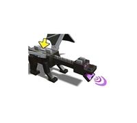 Minecraft Ender Dragon Figure Argenté