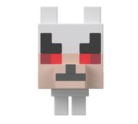 Figurine Minecraft - Mob Head Minis - Loup Hostile - Tête Mobile - Pour Enfants 6+