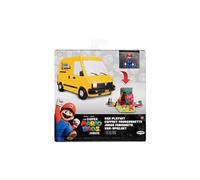 Super Mario Bros Le Film - Kit de Jeu Mario - Van de Mario avec Figurine - Univers du Royaume Champignon - Accessoires de Collection - Objets Déco Chambre - Pour Fans et Collectionneurs - Dès 3 ans