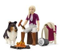 Figurine Mini Monde - Sofia s'occupe du barbecue Rouge G