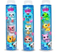 Pack 3 Figurines Littlest PetShop Tube de 3 Pets Modèle aléatoire