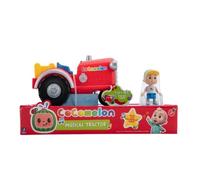 Figurine miniature - BANDAI - CoComelon Tracteur Musical Rouge - Tracteur Musical Et Sa Figurine 7cm - WT0038