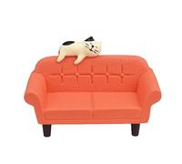 Figurine Miniature Chat Canapé, Color to 1 | Résine synthétique, Petite statuette chat, Aménagement diorama, Pour décorateurs d'intérieur