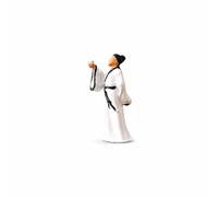 Figurine Miniature Chinoise Décorative , Grand, mains derrière le dos