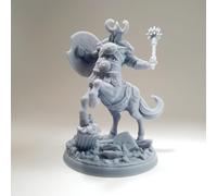 Figurine Miniature de Centaure Guerrier Non Peinte, pour Jeux de Rôle D&D Tabletop RPG
