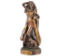 Figurine miniature déesse germanique Freya - Couleur bronze peinte à la main par Veronese
