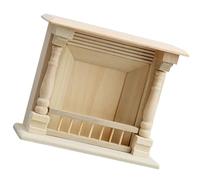 Figurine miniature en bois à l'échelle 1/12 non peinte pour maisons de poupées, décoration et projets d'artisanat