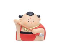 Figurine miniature en résine de dessin animé à collectionner, singe Kanji pour décoration de bureau de voiture