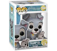 Funko POP Tramp & Puppy (Clochard) #1554 - Disney - Figurine Vinyle