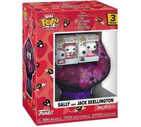 Figurine miniature - FUNKO - Funko Bitty Pop! Bouquet Jack & Sally - Vinyle - Pack 2 - L'Étrange Noël de Mr Jack