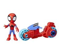 Figurine Miniature - Hasbro Marvel - Spidey et Moto - 10 cm - Pour Enfants 3+