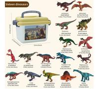 Figurine Miniature - Jouet - Ensemble de dinosaures - T-Rex et Triceratops - Pour Enfant - 3 ans et plus