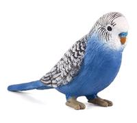 Figurine Miniature - MOJO - Perruche Ondulée Bleu - Collection Pets - Modèle 387292 - Jouet Figurine