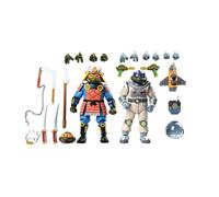 Figurine miniature - NECA - Tortues Ninja - Pack de 2 figurines - 18 cm - Accessoires inclus
