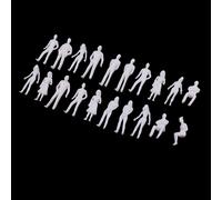 Figurine Miniature Non Peinte À L'Échelle 1/50, 20 Pièces