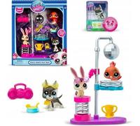 Figurine miniature - personnage miniature Littlest pet shop Coffret de jeu Disco Nights