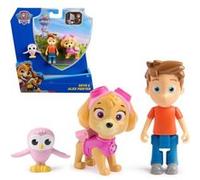Paw Patrol Skye & Alex Porter Lot de Figurines avec Figurine Lil Hootie, Jouets pour Enfants pour garçons et Filles à partir de 3 Ans