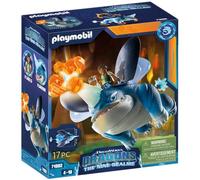 Playmobil Set Dragons Les Neuf Royaumes – Bissocorn et D'Angelo avec Plowhorn et cristal – Dès 4 ans