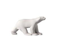 L'ours blanc, de Pompon - H. 6 cm -figurine en résine pêinte à la main