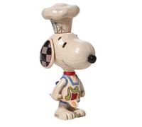 Figurine miniature Snoopy du chef Peanuts de Jim Shore, 10 cm, multicolore