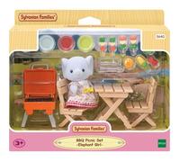 Figurines miniatures - SYLVANIAN FAMILIES - 5640 - La fille éléphant et son set de pique-nique