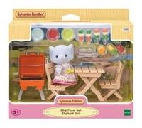 Figurine miniature SYLVANIAN FAMILIES La fille éléphant et son set de piquenique G