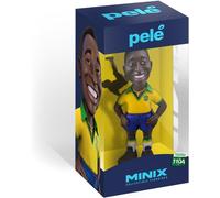 Figurine Minix Football Stars 110a Football Legend Brazil 1st Kit Pele 12 Cm