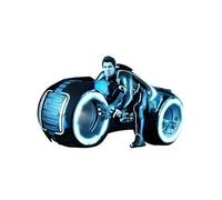 Figurine MMS142 - Tron : Legacy - Sam Flynn With Light Cycle