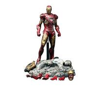 Figurine Hot Toys Mms196 - Marvel Comics - The Avengers - Iron Man Battle Damaged Version Mark 7