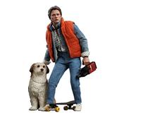 Figurine MMS573 - Back To The Future - Marty Mcfly & Einstein