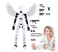 Figurine Mobile Multi-articulations - Modèle De Sculpture De Robot D'action Imprimé En 3D | Jouet D'affichage D'activité Corporelle Mécanique Articulé, Ornement De Bureau Conçu Avec Précision, Décorat