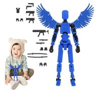 Figurine mobile multi-articulations, modèle mobile multi-articulations | Figurines d’action multi-articulaires imprimées en 3D - Jouet robot de bureau, jouet, figurines d'ac