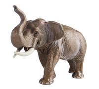 Figurine Modèle D'Éléphant Ornement Animal Moderne Solide | Figurine Jouet Éléphant d'Asie Maison Jardin Chambre Salon Salle À Manger Patio